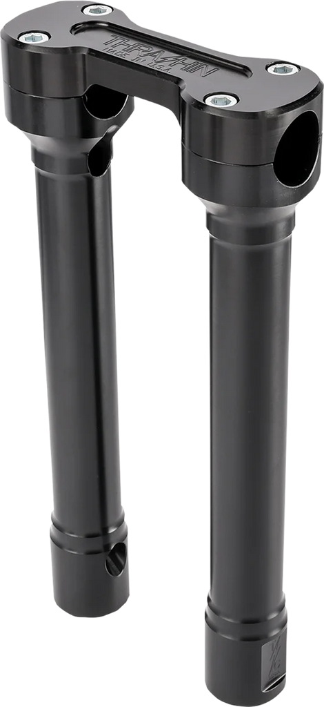 Thrashin Supply Co. Risers - Hole Shot - 10" - Black - Main Product View