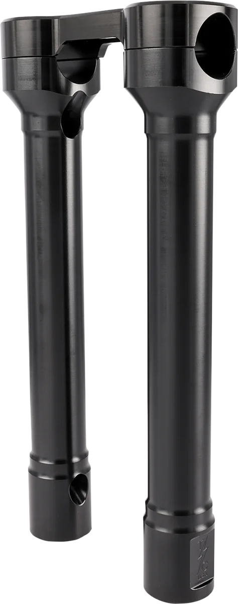 Thrashin Supply Co. Risers - Hole Shot - 10" - Black - Side View