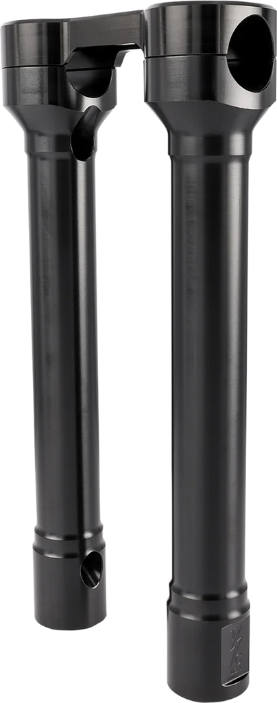 Thrashin Supply Co. Risers - Hole Shot - 10" - Black - Side View