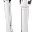 Load image into Gallery viewer, Thrashin Supply Co. Risers - Hole Shot - 10" - Chrome - Main Product View