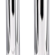 Load image into Gallery viewer, Thrashin Supply Co. Risers - Hole Shot - 10" - Chrome - Side View