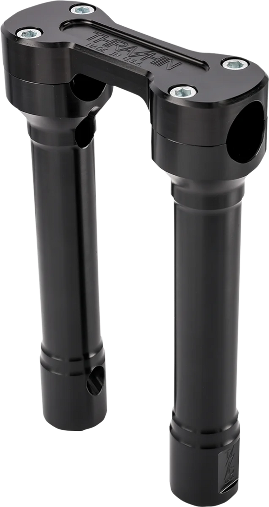 Thrashin Supply Co. Risers - Hole Shot - 8" - Black - Main Product View
