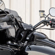 Load image into Gallery viewer, Thrashin Supply Co. Risers - Pull Back - 6-1/2" - Black - Side View