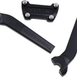 Load image into Gallery viewer, Thrashin Supply Co. Risers - Pull Back - 9-1/2" - Black - Main Product View