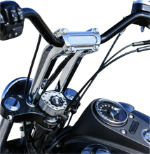 Load image into Gallery viewer, Thrashin Supply Co. Risers - Pull Back - 9-1/2" - Chrome - Side View