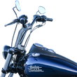 Load image into Gallery viewer, Thrashin Supply Co. Risers - Pull Back - 9-1/2" - Chrome - Back View