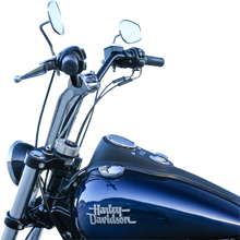 Load image into Gallery viewer, Thrashin Supply Co. Risers - Pull Back - 9-1/2" - Chrome - Back View