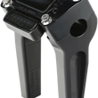 Load image into Gallery viewer, Thrashin Supply Co. Risers - Pull Back - 9-1/2" - Gauge Cutout - Black - Side View