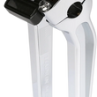 Load image into Gallery viewer, Thrashin Supply Co. Risers - Pull Back - 9-1/2" - Gauge Cutout - Chrome - Main Product View