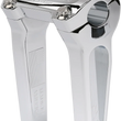 Load image into Gallery viewer, Thrashin Supply Co. Risers - Straight - 6" - Chrome - Main Product View
