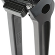 Load image into Gallery viewer, Thrashin Supply Co. Risers - Straight - 8" - Gauge Cutout - Black - Main Product View