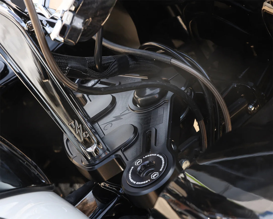 Thrashin Supply Co. Road Glide Top Tree - Black - Side View