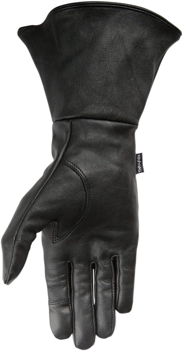 Thrashin Supply Co. Siege Insulated Gauntlet Gloves - Black - Medium - Side View