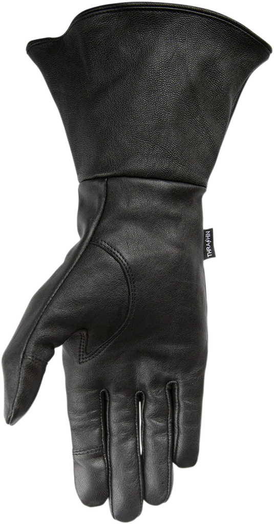 Thrashin Supply Co. Siege Insulated Gauntlet Gloves - Black - Medium - Side View