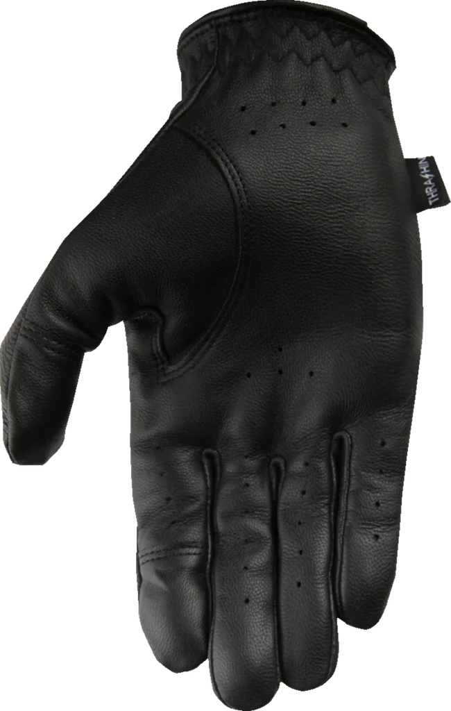 Thrashin Supply Co. Siege Leather Gloves - Black - XL - Side View