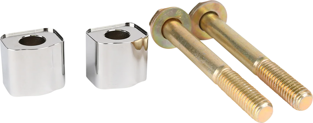 Thrashin Supply Co. Spacers - Riser - 1" - Chrome - Back View