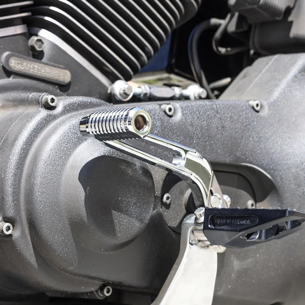 Thrashin Supply Co. Speedway Shifter Peg - Chrome - HD - Installation View