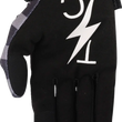 Load image into Gallery viewer, Thrashin Supply Co. Stars &amp; Bolts Stealth Gloves - Black/Gray - XL - Back View