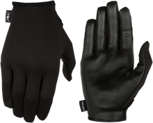 Load image into Gallery viewer, Thrashin Supply Co. Stealth Leather Palm Gloves - Black - 2XL - Side View