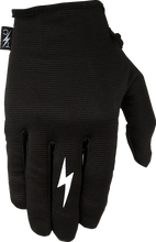 Load image into Gallery viewer, Thrashin Supply Co. Stealth Leather Palm Gloves - Black -Medium - Main Product View