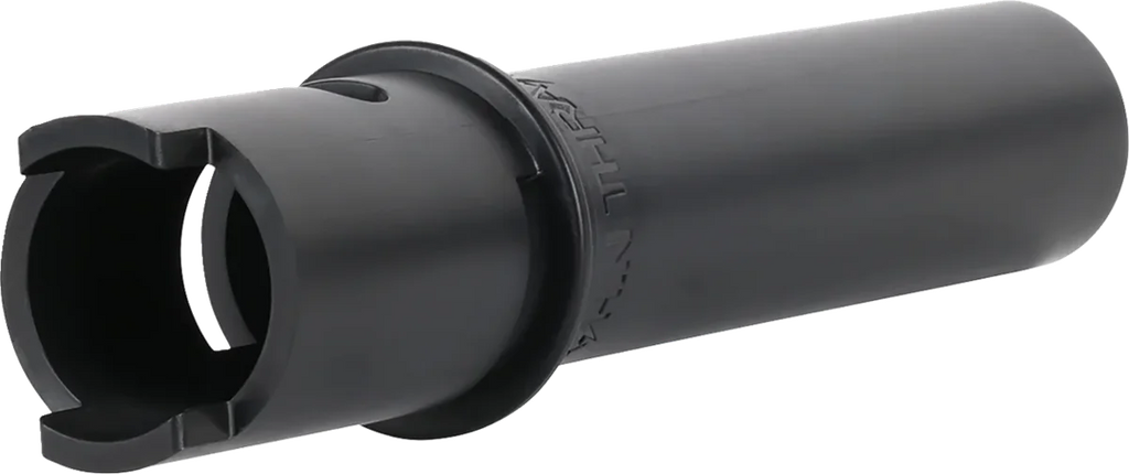 Thrashin Supply Co. Throttle Tube - Knurled - 1" - Touring TBW - Side View