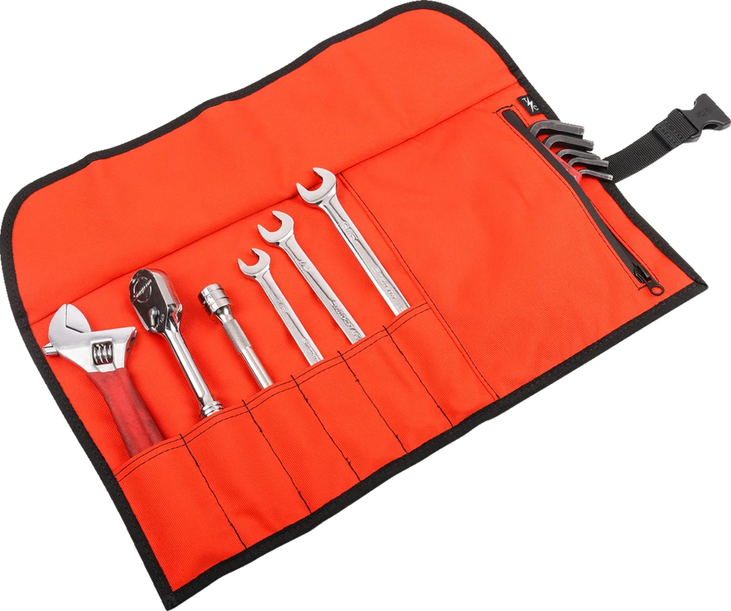 Thrashin Supply Co. Tool Roll - V2 - Black - Side View