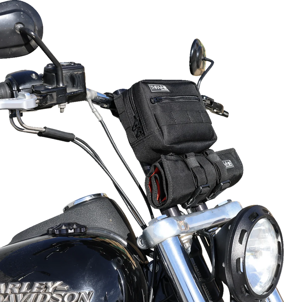 Thrashin Supply Co. Tool Roll - V2 - Black - Back View