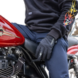 Load image into Gallery viewer, Thrashin Supply Co. Windbreaker Stealth Gloves - Black - Large - Installation View