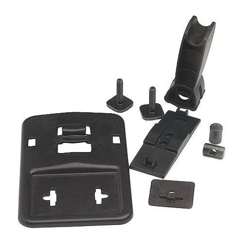 Thule Adapter Kit - Mounts 589/590/594 Bike Racks to Xsporter/Rapid Aero Load Bars - Black - Side View