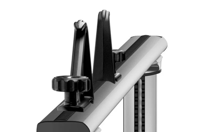 Thule Aero Load Stops (Multi-Position / T-Track Compatible) 4 Pack - Black - Installation View