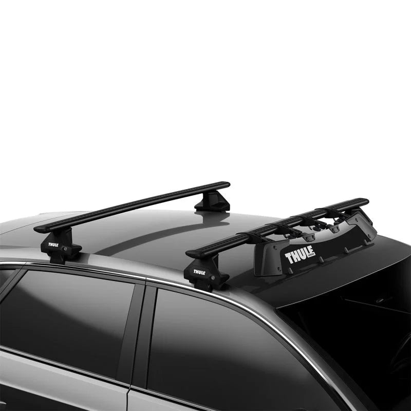 Thule AirScreen XT Roof Rack Wind Fairing M - 38in. (Black) - Side View