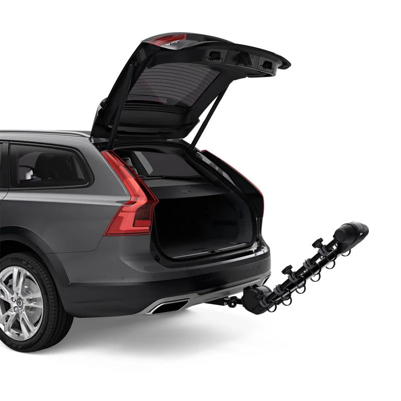 Thule Apex XT 5 - Hanging Hitch Bike Rack w/HitchSwitch Tilt-Down (Up to 5 Bikes) - Black - Back View