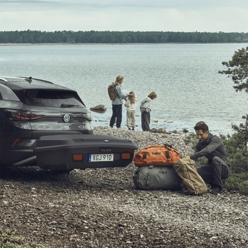 Thule Arcos Hitch-Mount Cargo Platform (Platform ONLY - Requires Arcos Box PN 906201) - Black - Installation View