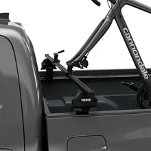 Load image into Gallery viewer, Thule Bed Rider Pro Truck Bed Bike Rack (Compact) - Black - Installation View