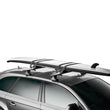 Load image into Gallery viewer, Thule Board Shuttle Surf &amp; SUP Rack (Up to 2 Boards / Max 34in. Wide) - Gray - Side View