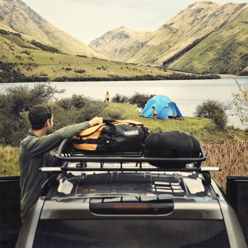 Thule Canyon XT Roof Basket w/Mounting Hardware - Black - Side View