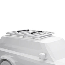 Load image into Gallery viewer, Thule Caprock Roof Platform Cargo Box Kit (Rails ONLY - Req. Caprock Platform) - Black - Detail View