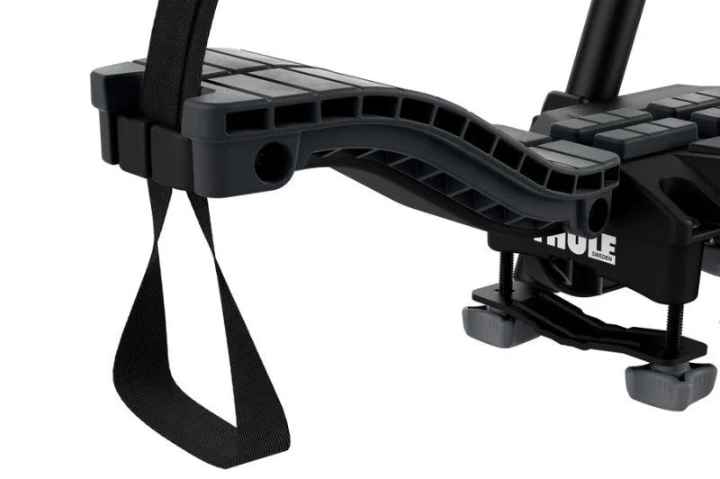 Thule Compass 4-in-1 Water Sport Roof Top Carrier (w/Integrated StrapCatch) - Black - Installation View