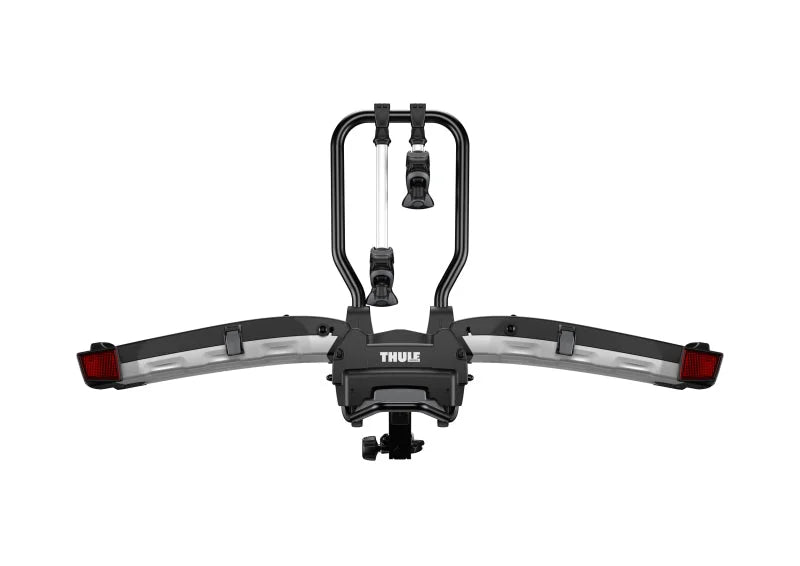 Thule EasyFold XT 2 - Fully Foldable Platform Hitch Bike Rack (Up to 2 Bikes) - Black/Silver - Main Product View