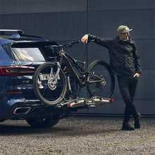 Load image into Gallery viewer, Thule EasyFold XT 2 - Fully Foldable Platform Hitch Bike Rack (Up to 2 Bikes) - Black/Silver - Installation View