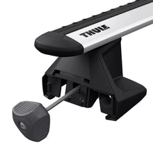 Load image into Gallery viewer, Thule Evo Clamp Load Carrier Feet (Vehicles w/o Pre-Existing Roof Rack Attachment Points) - Black - Side View