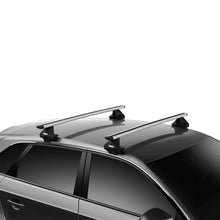 Load image into Gallery viewer, Thule Evo Clamp Load Carrier Feet (Vehicles w/o Pre-Existing Roof Rack Attachment Points) - Black - Back View