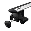 Load image into Gallery viewer, Thule Evo Clamp Load Carrier Feet (Vehicles w/o Pre-Existing Roof Rack Attachment Points) - Black - Installation View