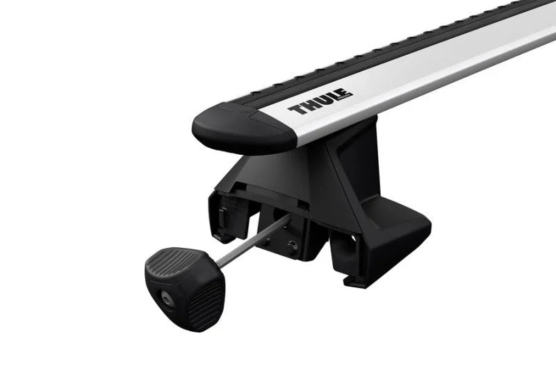 Thule Evo Clamp Load Carrier Feet (Vehicles w/o Pre-Existing Roof Rack Attachment Points) - Black - Installation View