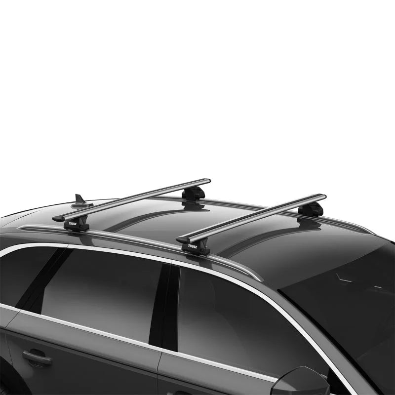 Thule Evo Flush Load Carrier Feet (Vehicles w/Flush Railings) - Black - Side View