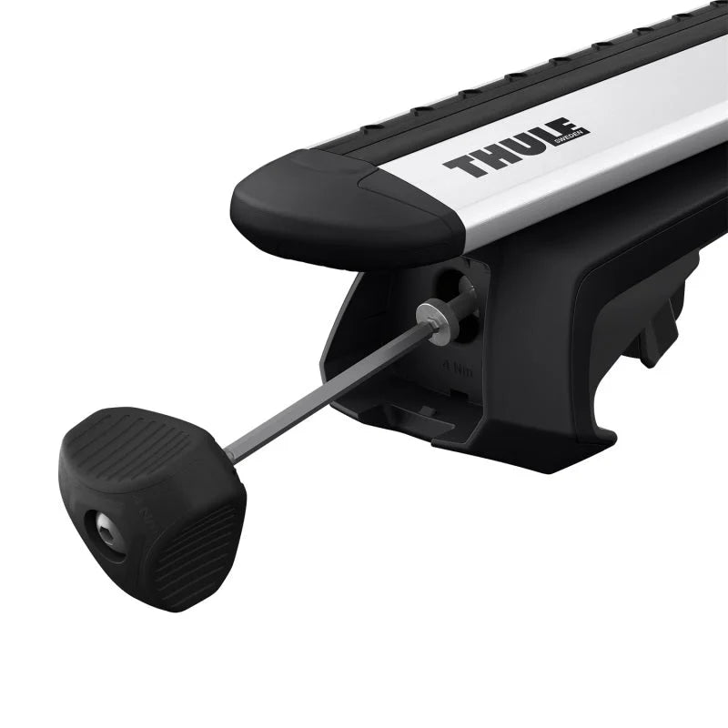 Thule Evo Raised Rail Load Carrier Feet (Vehicles w/Raised Railings) - Black - Main Product View
