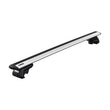 Load image into Gallery viewer, Thule Evo Raised Rail Load Carrier Feet (Vehicles w/Raised Railings) - Black - Installation View
