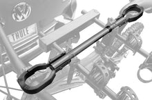 Load image into Gallery viewer, Thule Frame Adapter for Womens Bikes/BMX/Non-Std. Frames (Telescopic Adj. 18-30.5in.) - Silver/Black - Side View