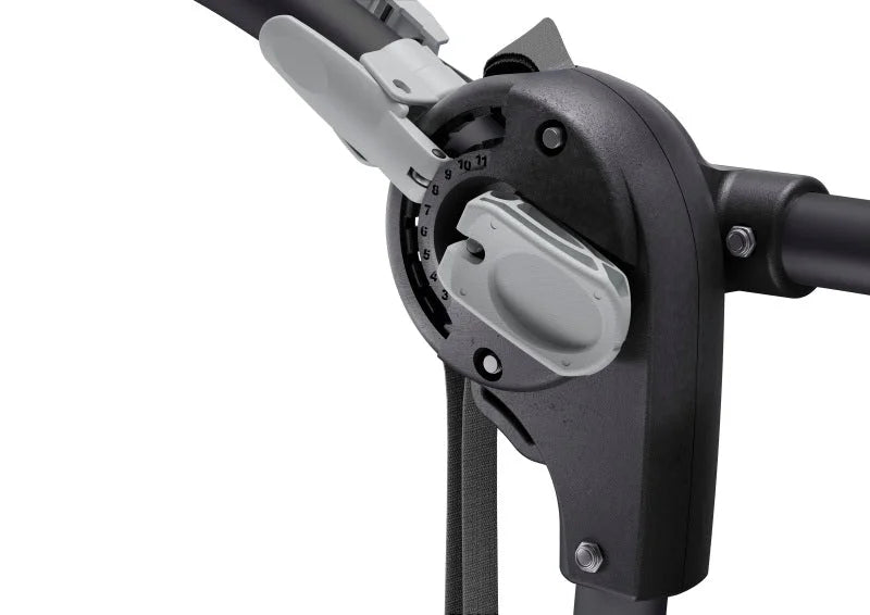 Thule Gateway Pro 2 Hanging-Style Trunk Bike Rack w/Anti-Sway Cages (Up to 2 Bikes) - Black - Additional View 12