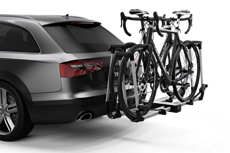 Thule Helium Platform XT 2 Hitch-Mount Bike Rack - Silver - Back View